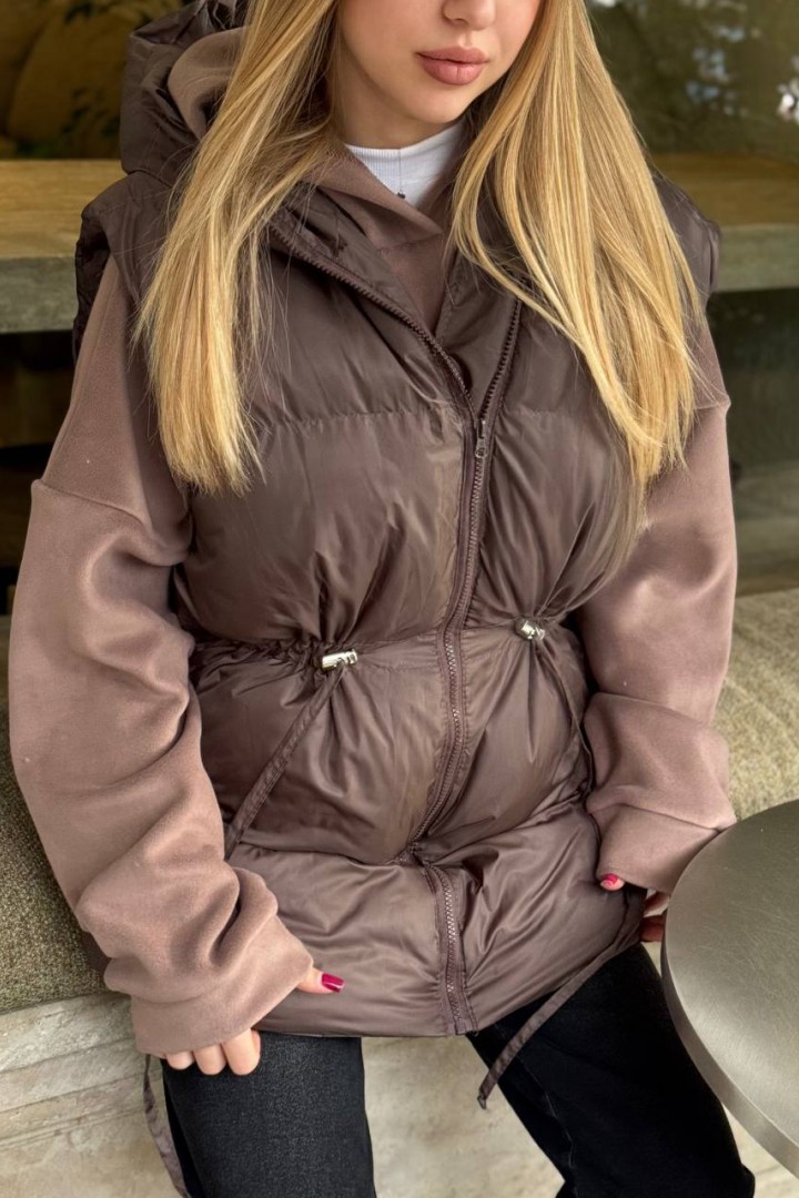 Жилетка пуховая женская  BAV-2025A900