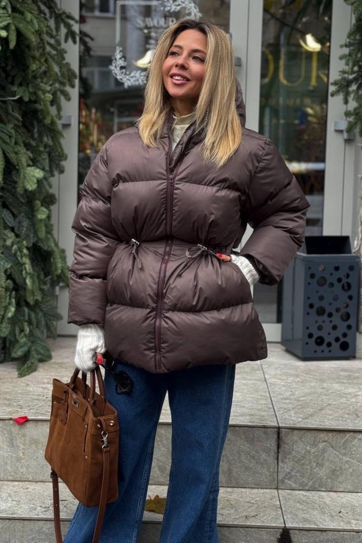 Тёплая куртка -пуфер  BAV-2023A1800