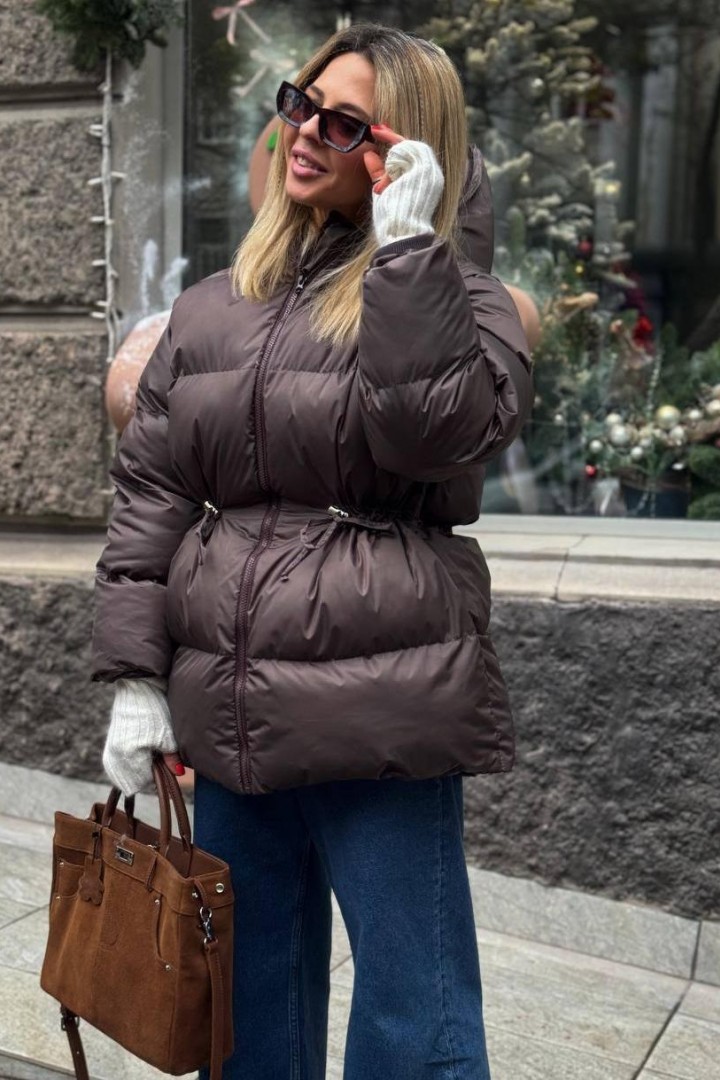 Тёплая куртка -пуфер  BAV-2023A1800