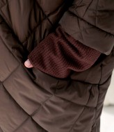 Тёплая куртка со спущеным рукавом BAV-2538A1100