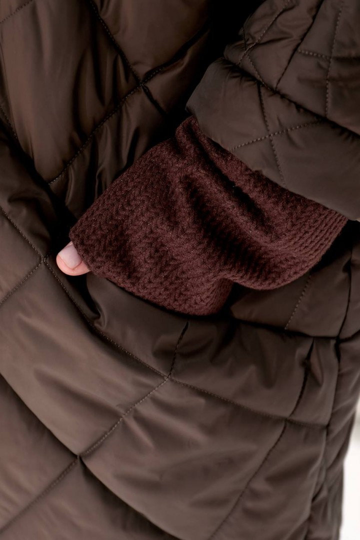 Тёплая куртка со спущеным рукавом BAV-2538A1100