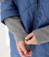 Тёплая куртка со спущеным рукавом BAV-2538A1100