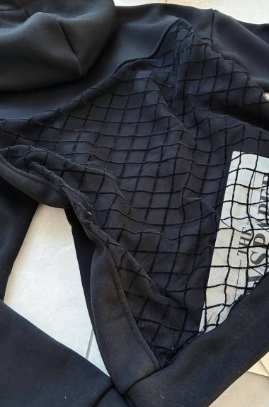 Свитшот женский черный  AMU-949A380