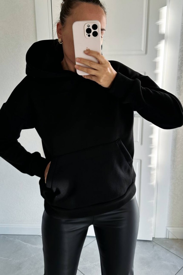 Свитшот со вставкой сетка  AMU-949A380