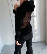 Свитшот женский черный  AMU-949A380