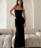 Эластичное платье макси HOU-325A350