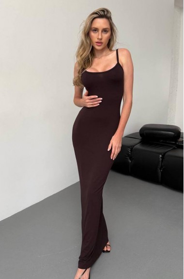 Эластичное платье макси HOU-325A350 Эластичное платье макси HOU-325A350