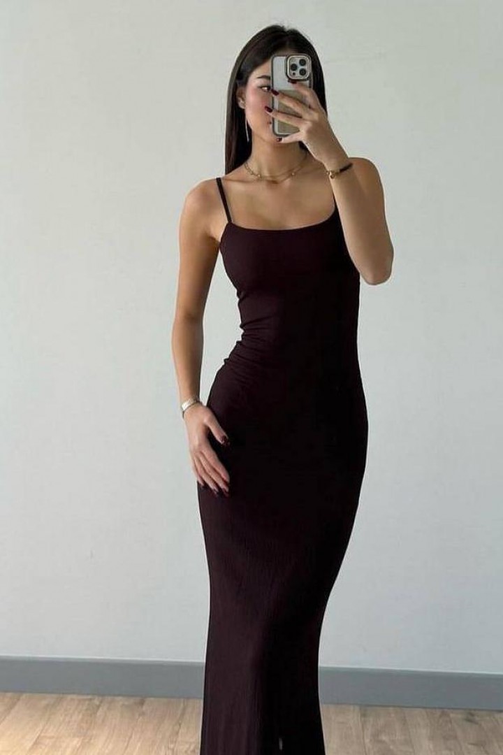 Эластичное платье макси HOU-325A350