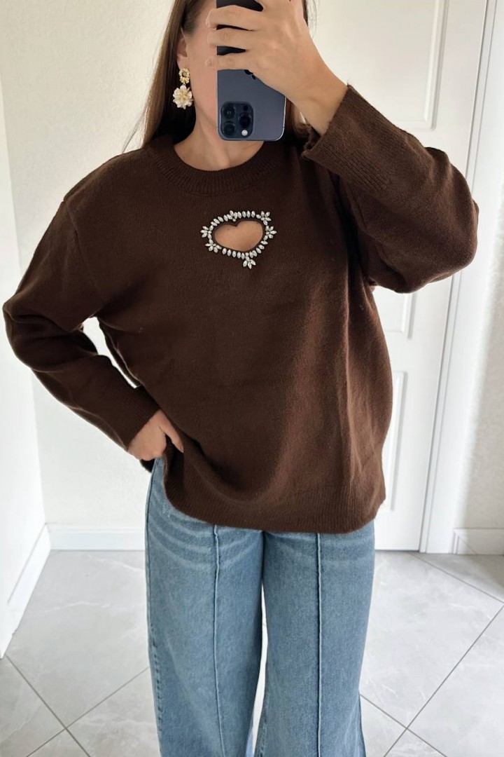 Джемпер вязаный   AMU-4783A635