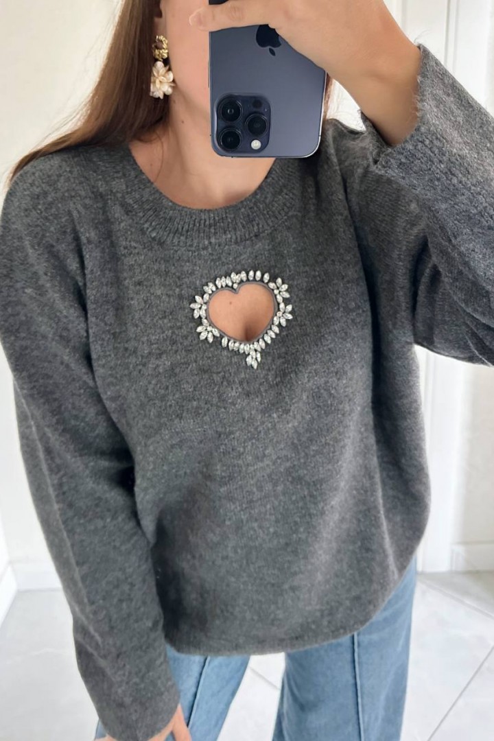 Джемпер вязаный   AMU-4783A635