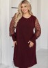 Платье с люрексом AO-2161A550