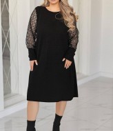 Платье  с люрексом  AO-2161A550