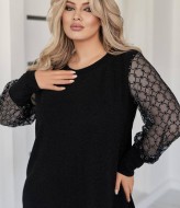 Платье  с люрексом  AO-2161A550