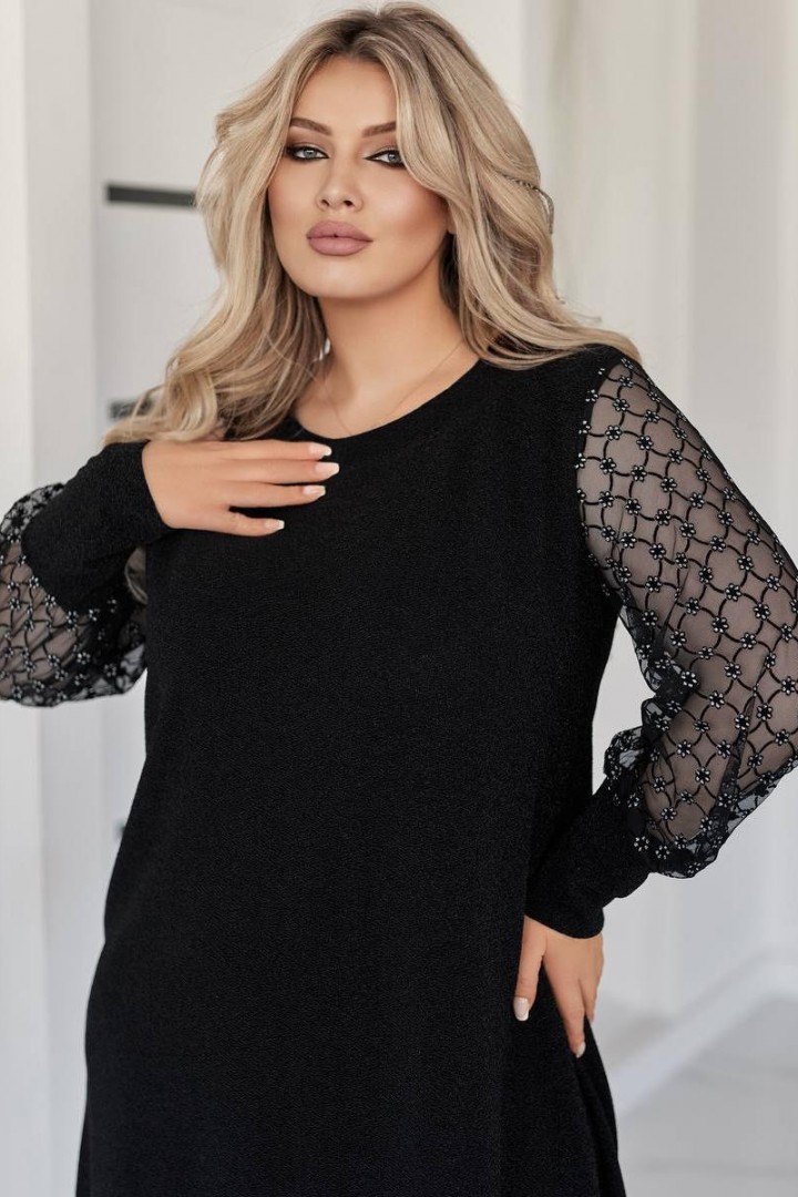 Платье  с люрексом  AO-2161A550