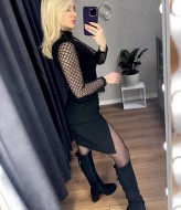 Платье с разрезом  MIL-156A380