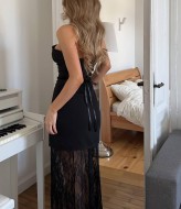 Платье с прозрачной юбкой HOU-399A749