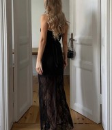 Платье с прозрачной юбкой HOU-399A749