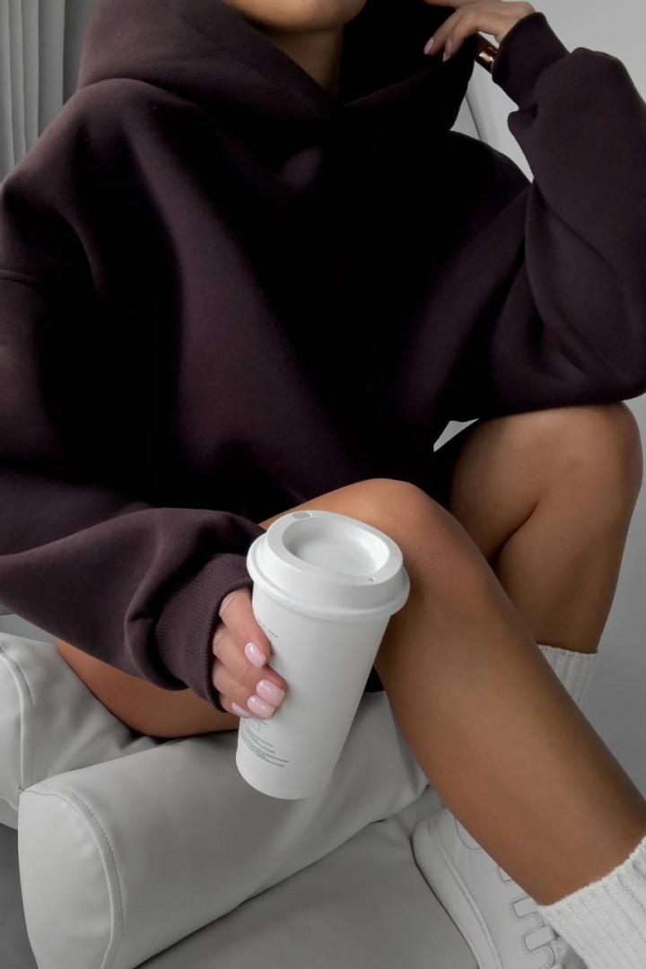 Удлиненное худи  ANB-524A700