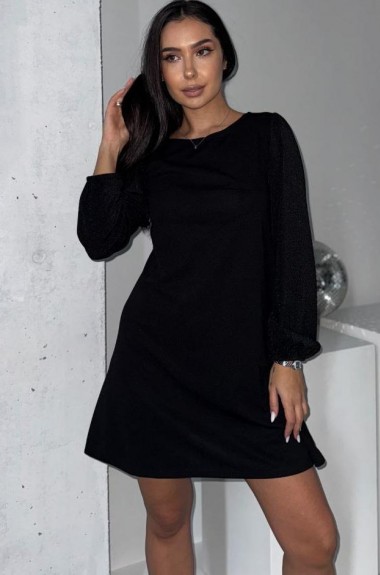 Люрексовое нарядное платье  MIL-173A450