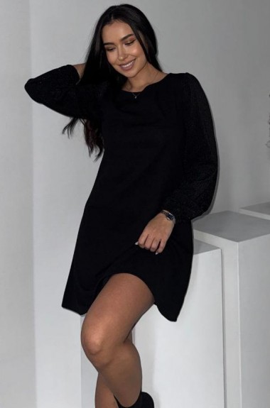 Люрексовое нарядное платье  MIL-173A450