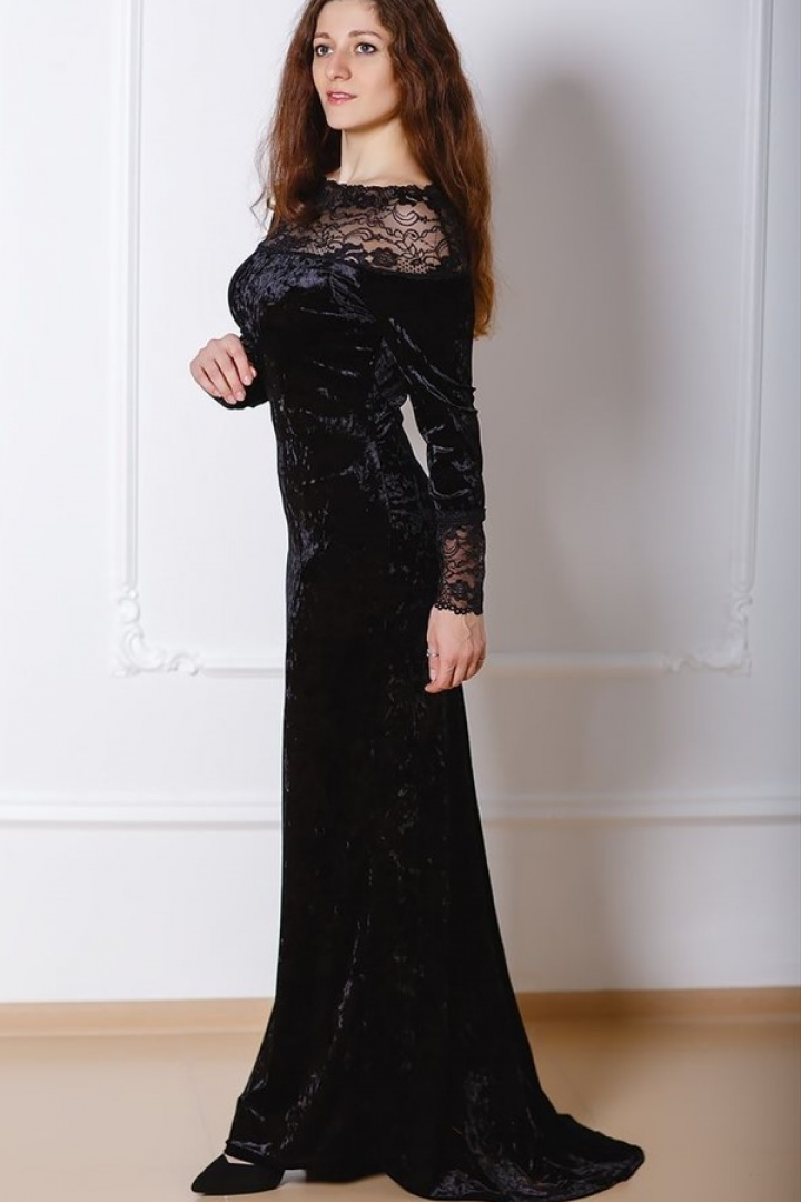 Платье в пол AM-2718A450