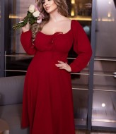 Платье с декольтє SOL-2852A550