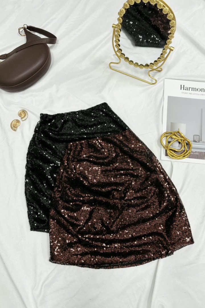 Юбка с паетками COB-898A399