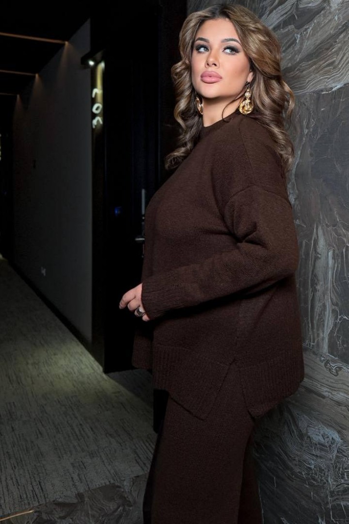 Костюм с широкими брюками AMU-7029A1250