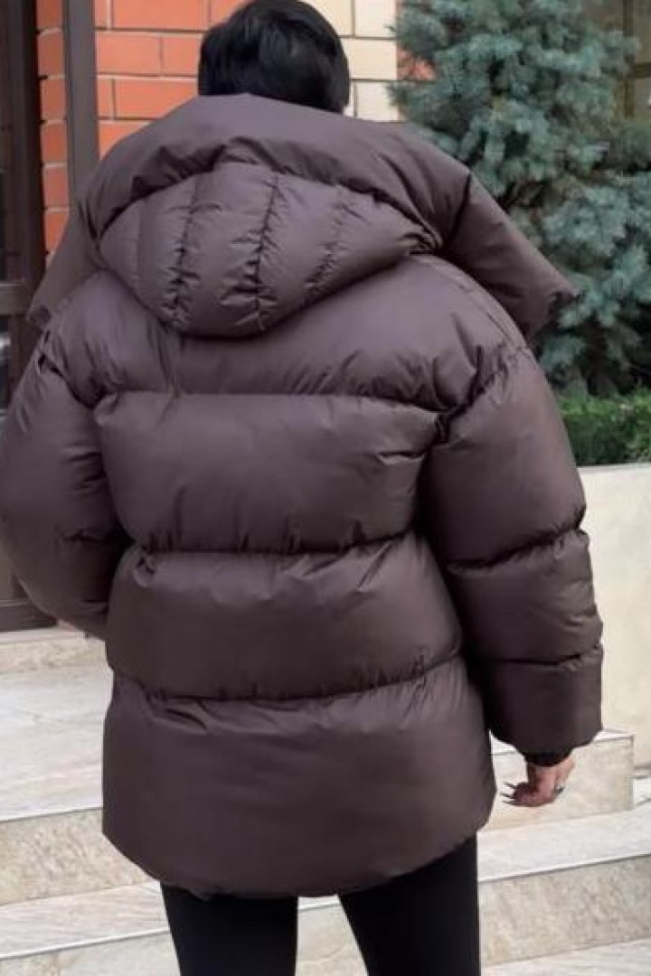 Теплая удлинённая куртка BAV-2552A1890