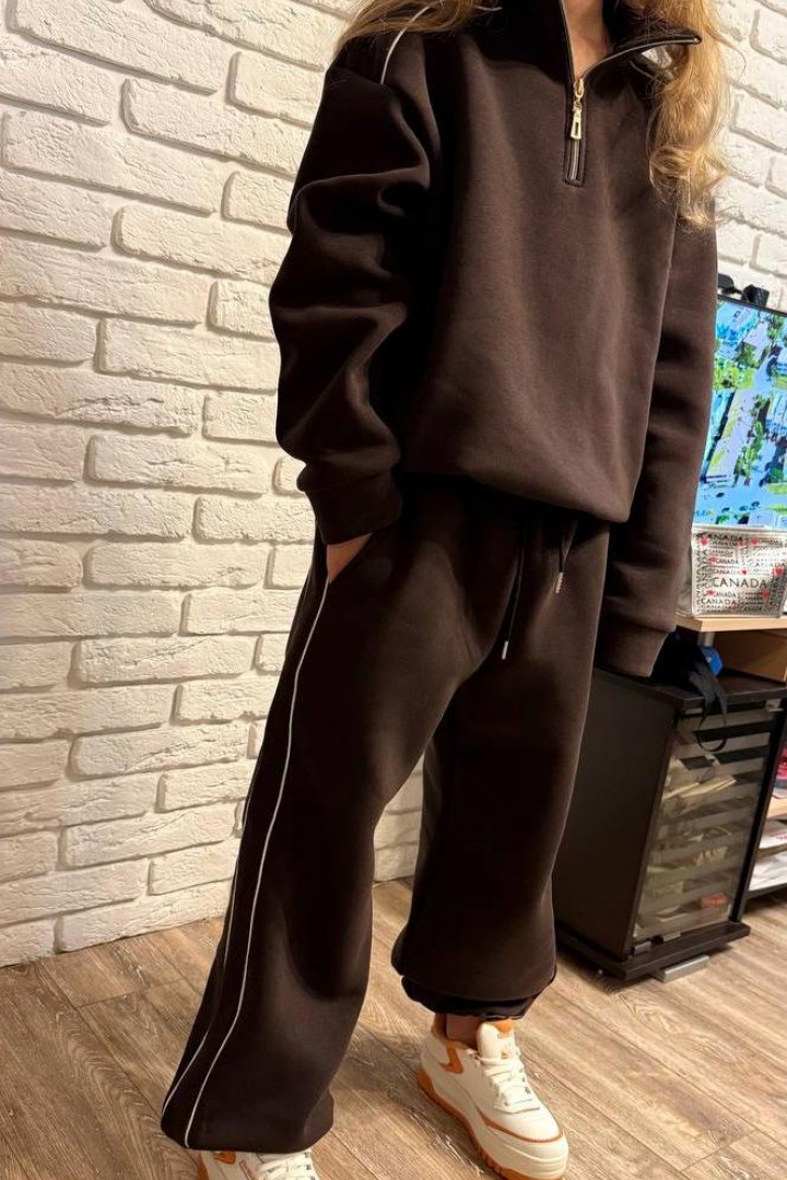 Спортивный костюм на флисе на девочку  EPZ-497A730