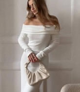 Платье  в пол с разрезом HOU-349A449