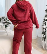 Пижама  махровая на змейке F5F-102A750