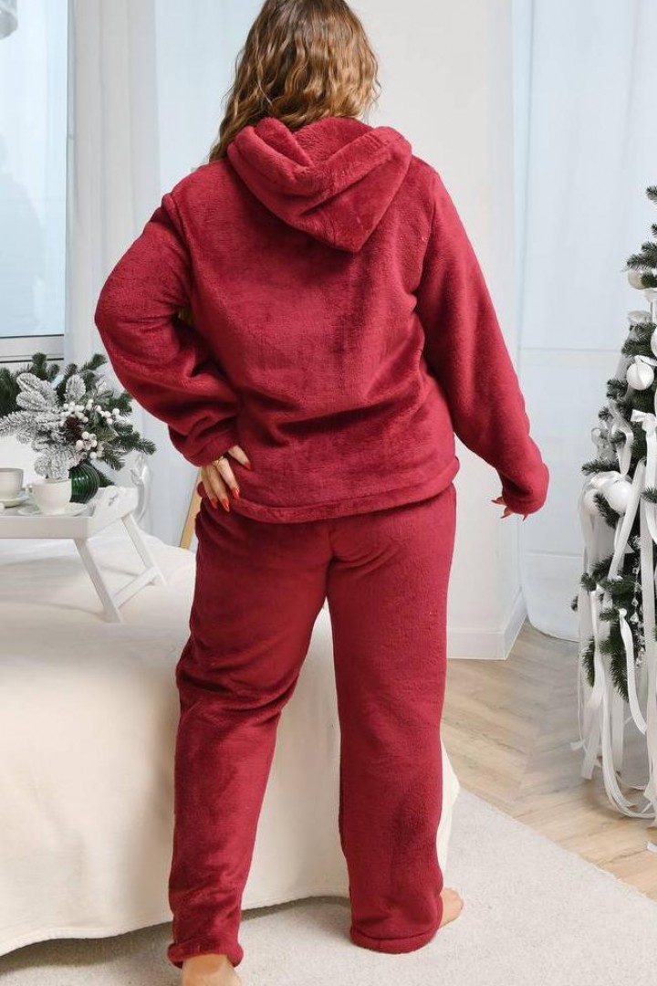 Пижама  махровая на змейке F5F-102A750