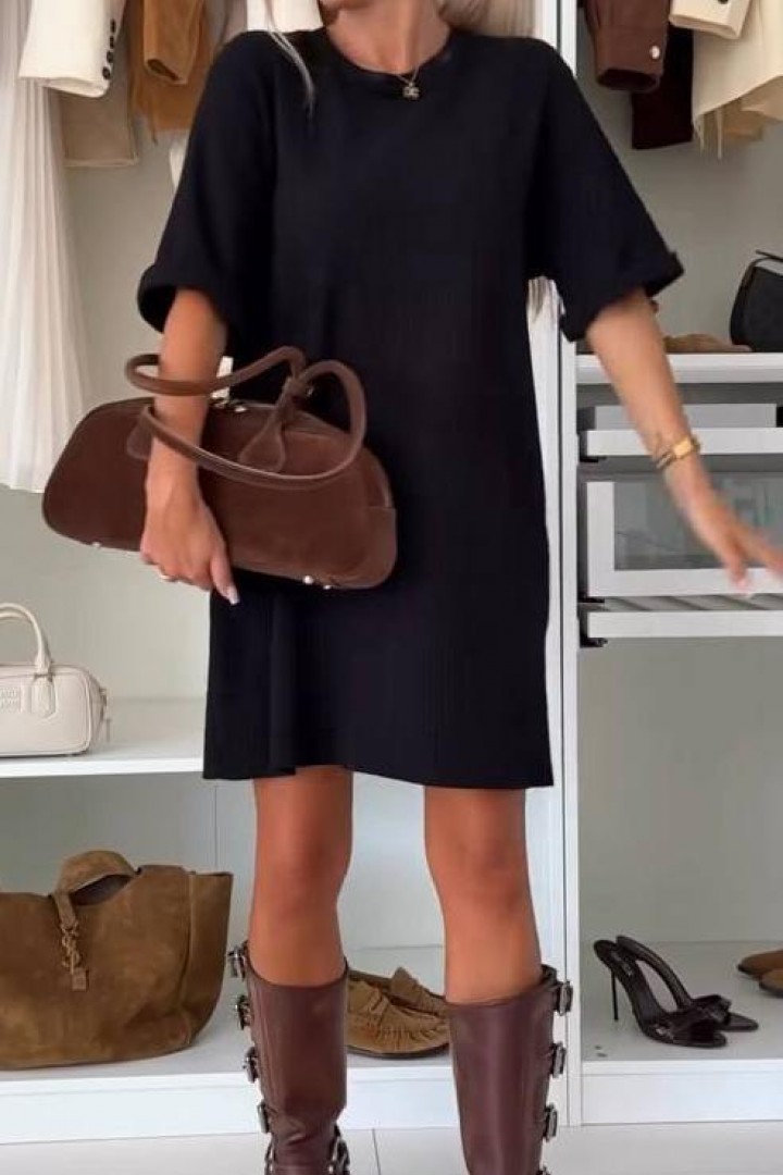 Просторное платье   JK-013A450