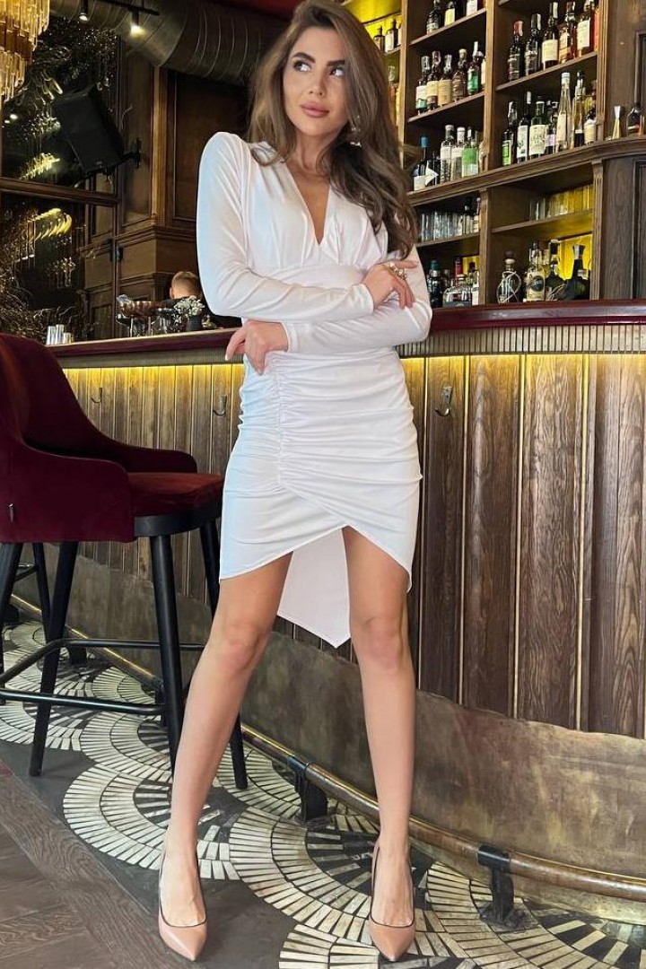 Платье с  драпировкой  MV-779A300