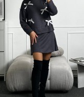 Теплый костюм с бантиками SOL-3038A600