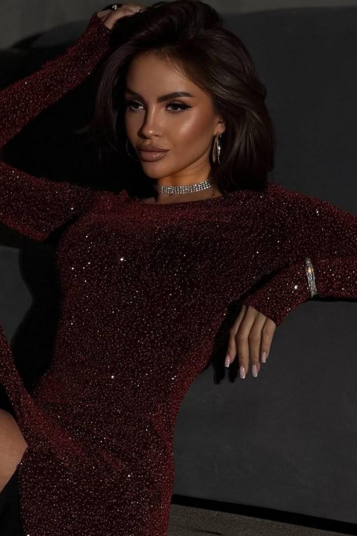 Платье с разрезом  JW-402A450