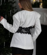 Жакет с  гипюровой вставкой   JW-403A750