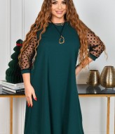 Платье с прозрачными рукавами ST-330A550