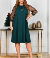 Платье с прозрачными рукавами ST-330A550