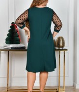 Платье с прозрачными рукавами ST-330A550