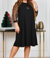 Платье с прозрачными рукавами ST-330A550