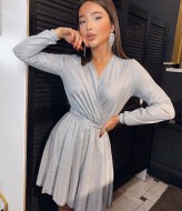 Срібляста сукня IPO-377A420