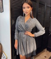 Срібляста сукня IPO-377A420