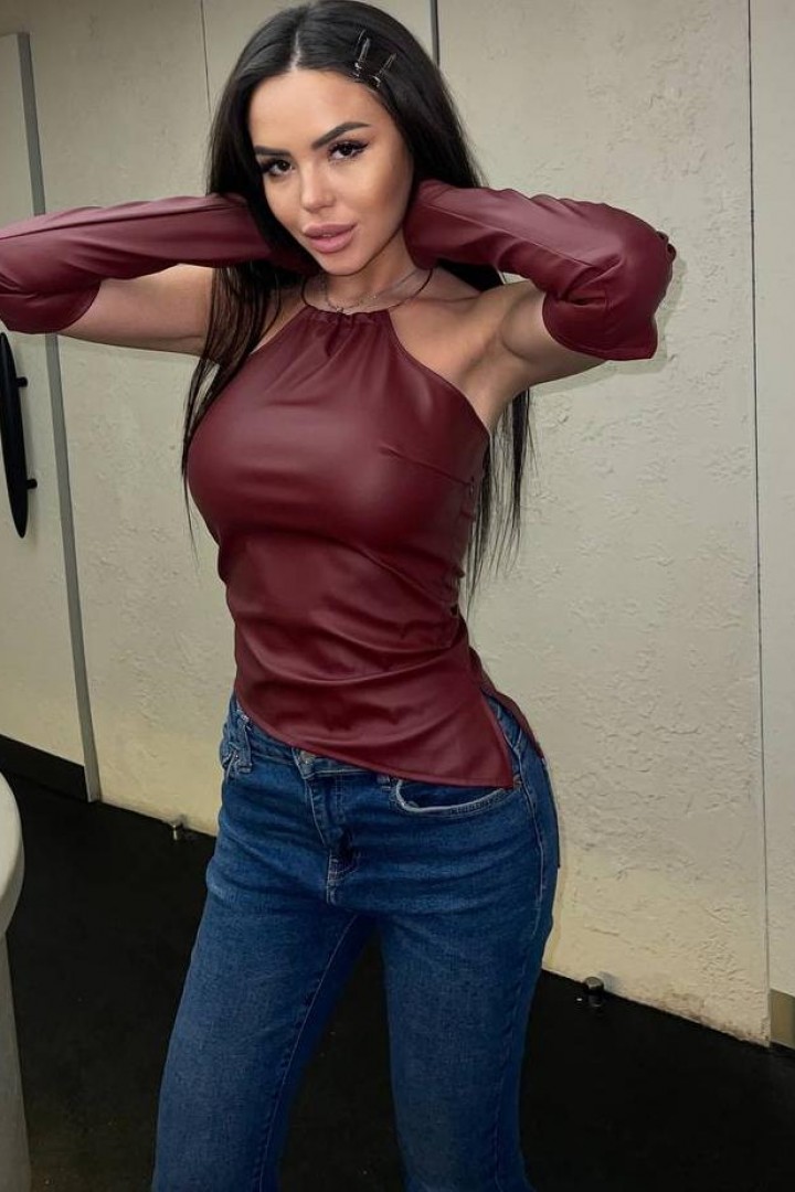 Стильний топ з рукавами  HOU-406A429 