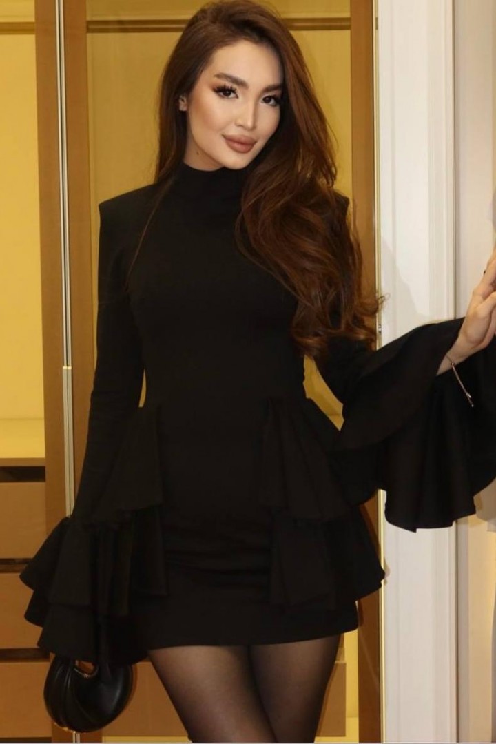 Платье с оборками SF-5692A650