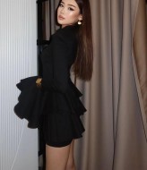 Платье с оборками SF-5692A650