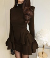 Платье с оборками SF-5692A650