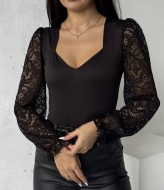 Женские боди  с  кружевом MIL-713.1A400