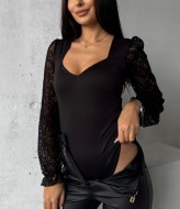 Боди с кружевом MIL-713.1A400